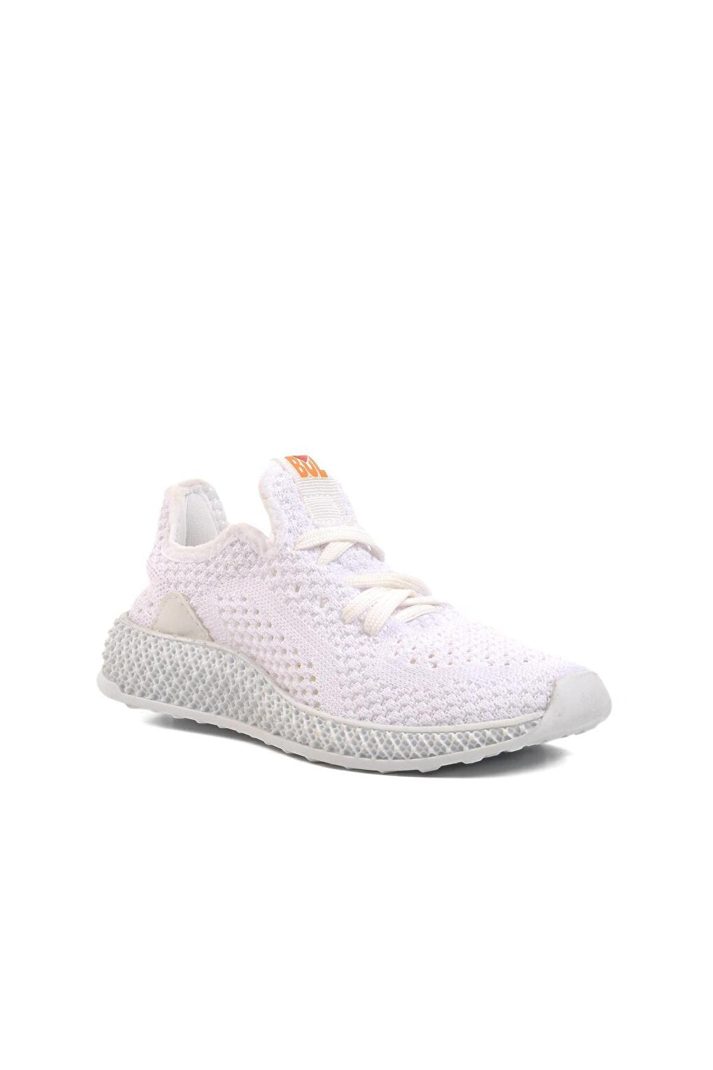 221911-F White Mesh Boy's Sneaker