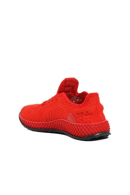 221911-F Red Mesh Boy's Sneaker