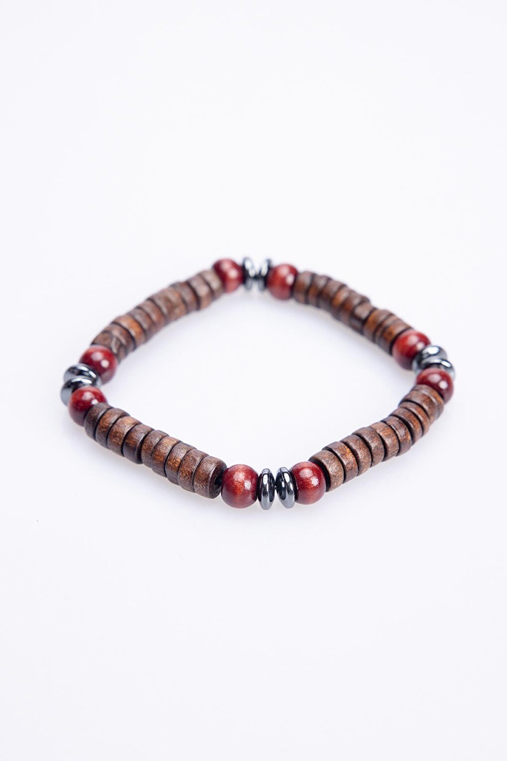 Natural Stone Brown Men's Bracelet