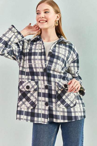 Women's Plaid Patterned Lumberjack Shirt