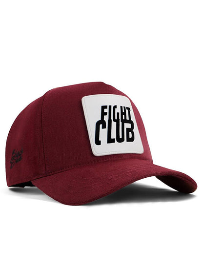 V1 Baseball Fight Club - Unisex Claret Red Hat (Cap) with 10 Code Logo