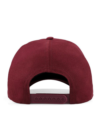 V1 Baseball Fight Club - Unisex Claret Red Hat (Cap) with 10 Code Logo