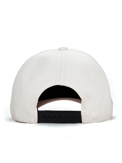 V1 Baseball Lion - Unisex Beige Hat (Cap) with 13 Code Logo