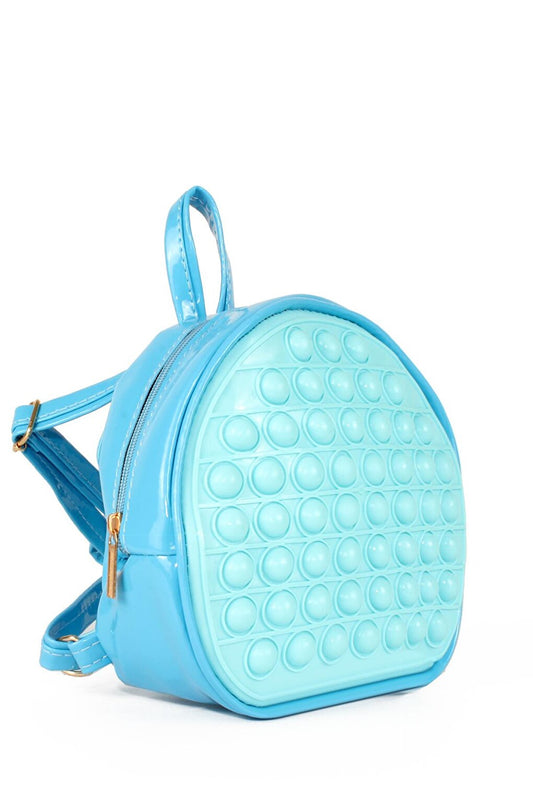 Kids Pop It Push Bubble Kindergarten Backpack with Adjustable Strap 20x20cm 54 Bubbles (60658)