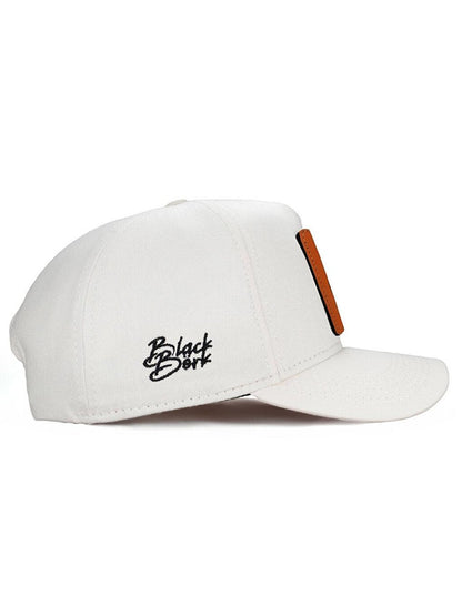 V1 Baseball Wake Up - Unisex Beige Hat (Cap) with 2 Code Logo