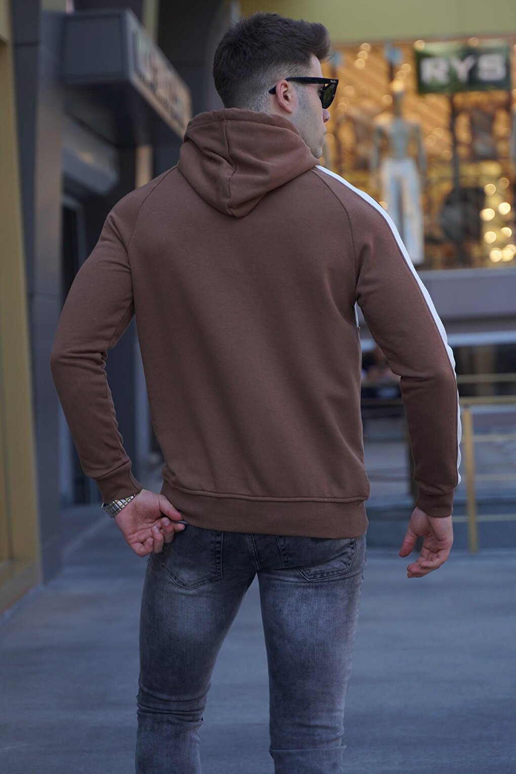 Brown Hooded Sweatshirt 5290