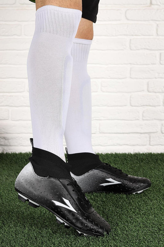 Simav KM Throat Socks Cleats Grass Field Men's Football Shoes