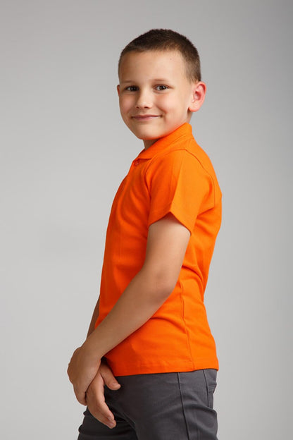 Kids Polo Neck Basic Short Sleeve Boys' T-Shirt