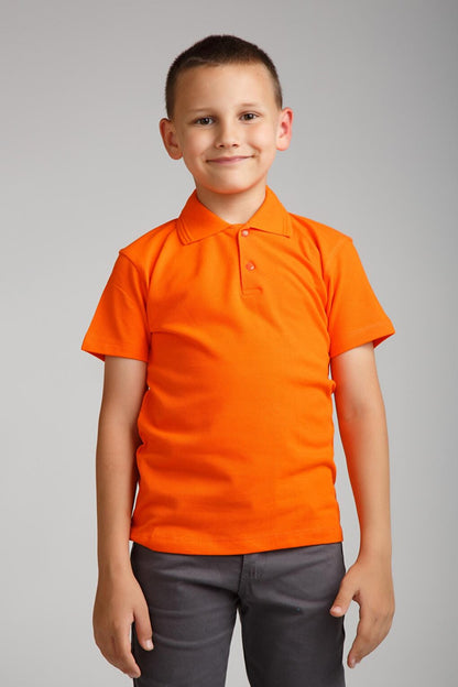 Kids Polo Neck Basic Short Sleeve Boys' T-Shirt