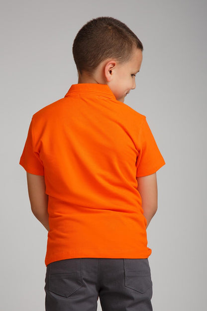 Kids Polo Neck Basic Short Sleeve Boys' T-Shirt