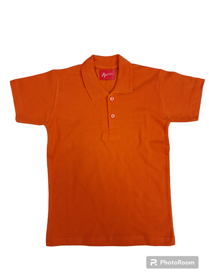 Kids Polo Neck Basic Short Sleeve Boys' T-Shirt