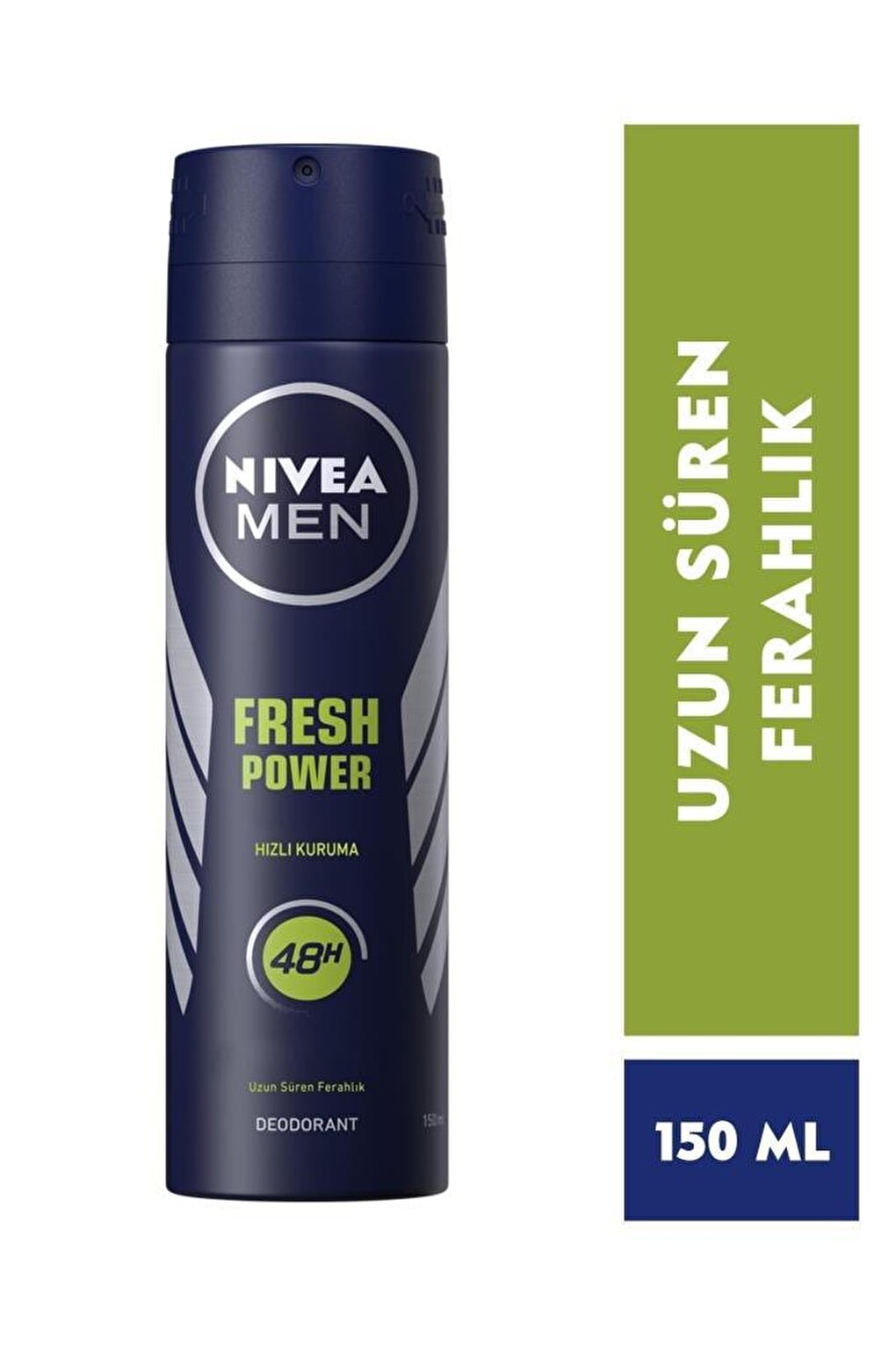 Men's Spray Deodorant Fresh Power 150 ml, 48 Hours Deodorant Protection Against Sweat and Sweat Odor