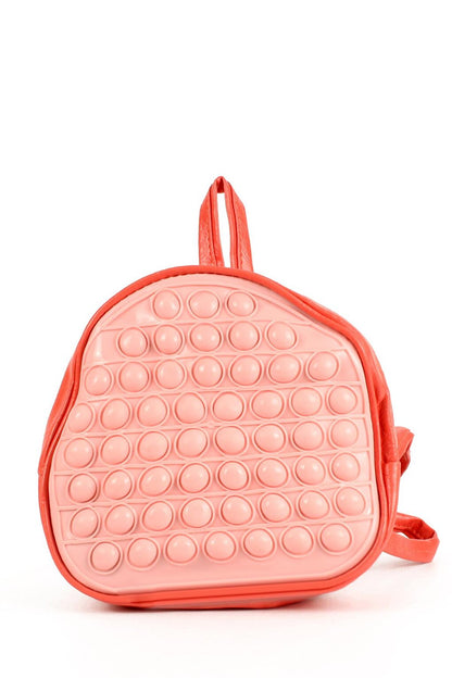 Kids Pop It Push Bubble Kindergarten Backpack with Adjustable Strap 20x20cm 54 Bubbles (60658)