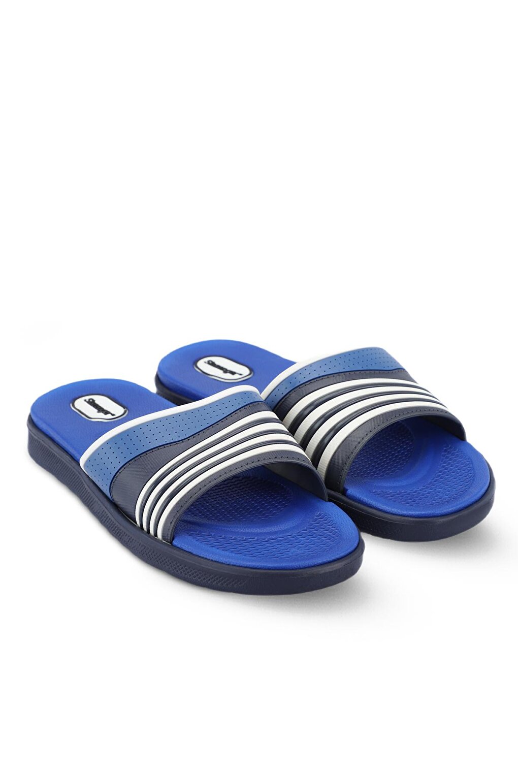 ORLIN Men's Slippers Blue