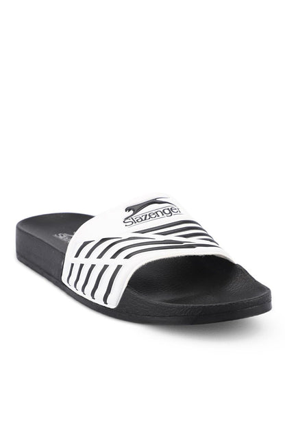 FION Men's Slippers White / Black