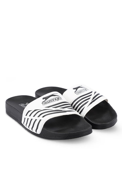 FION Men's Slippers White / Black