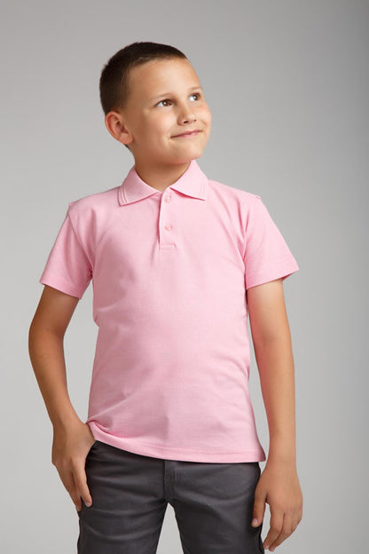 Kids Polo Neck Basic Short Sleeve Boys' T-Shirt