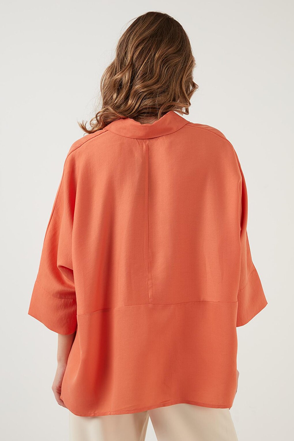 Three Quarter Sleeve Oversize Shirt 514344010 L