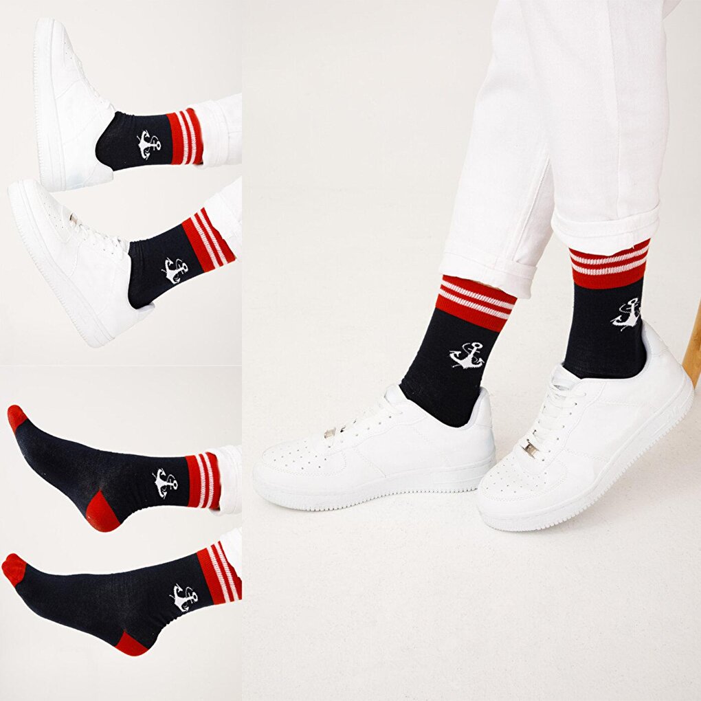 Men's Marine Themed Socket 3-Piece Socks Set