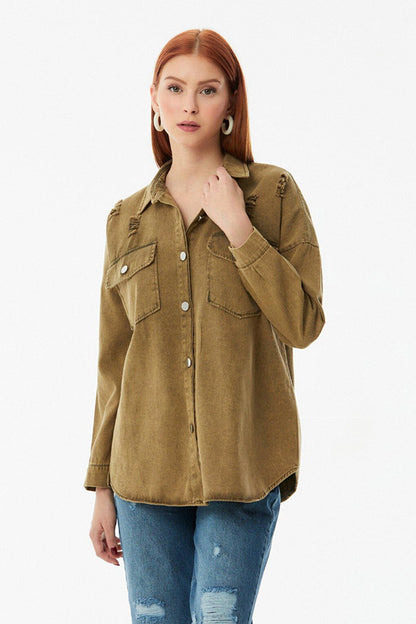 Double Pocket Long Sleeve Shirt