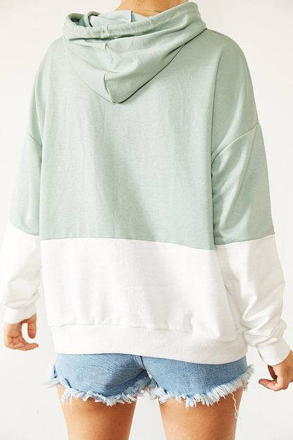 Mint &amp; White Piece Sweatshirt 1KXK8-44526-58