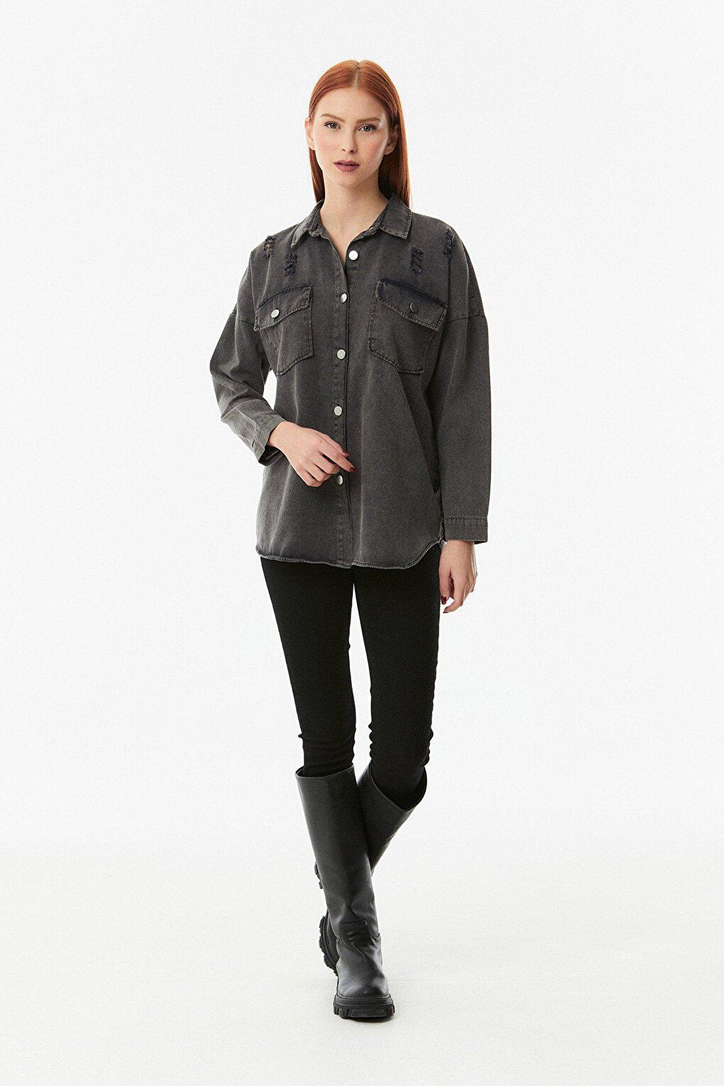 Double Pocket Long Sleeve Shirt