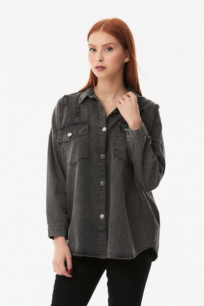 Double Pocket Long Sleeve Shirt