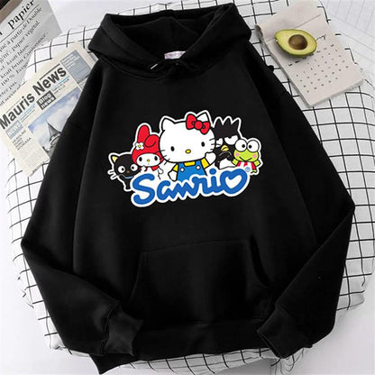 Sanrio Black Hooded Sweatshirt