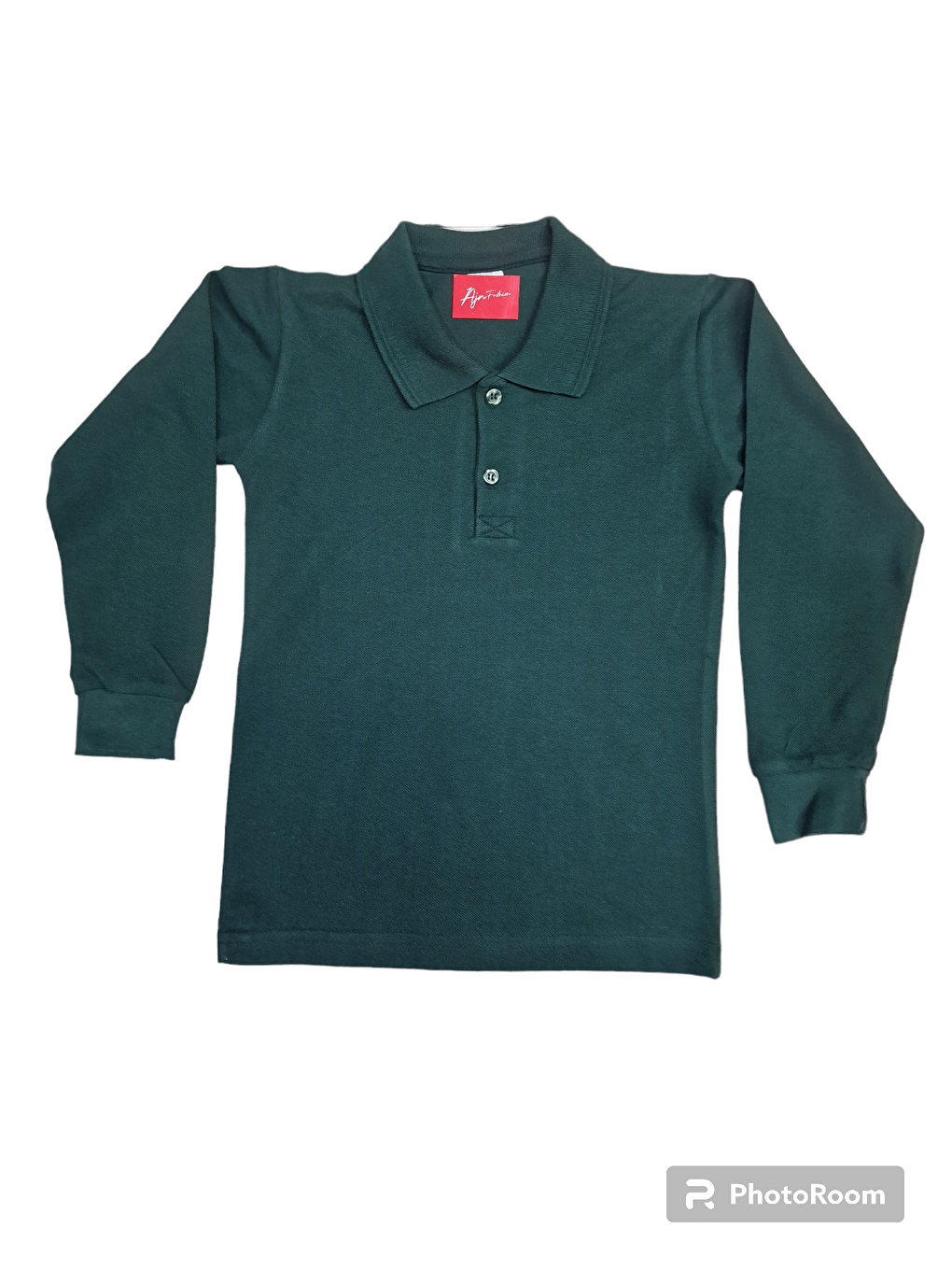 Kids Polo Neck Basic Long Sleeve Boys' T-Shirt