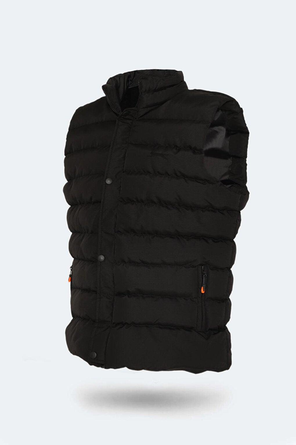 HELEN Plus Size Men's Puffer Vest Black