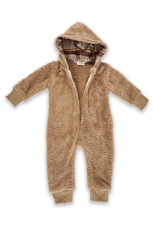 Children's Jumpsuit - Caramel Plush Children's Jumpsuit