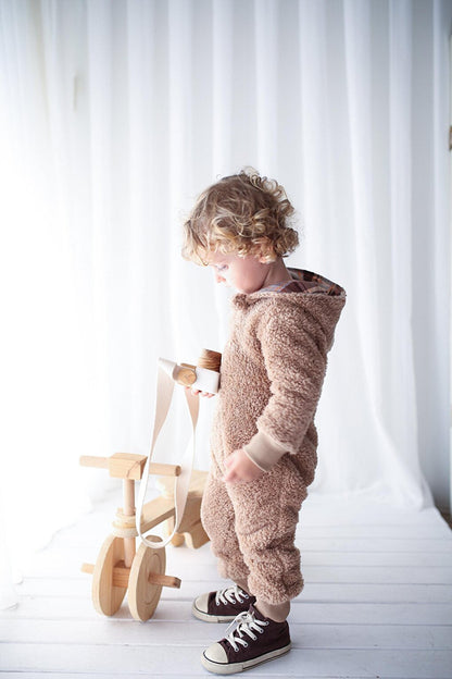 Children's Jumpsuit - Caramel Plush Children's Jumpsuit