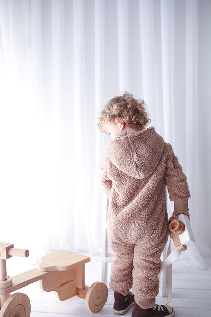 Children's Jumpsuit - Caramel Plush Children's Jumpsuit