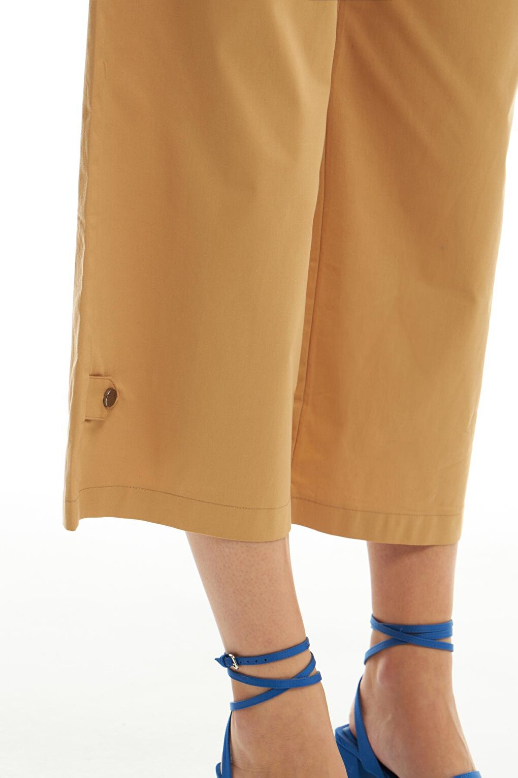 Camel Trousers with Snap-on Legs