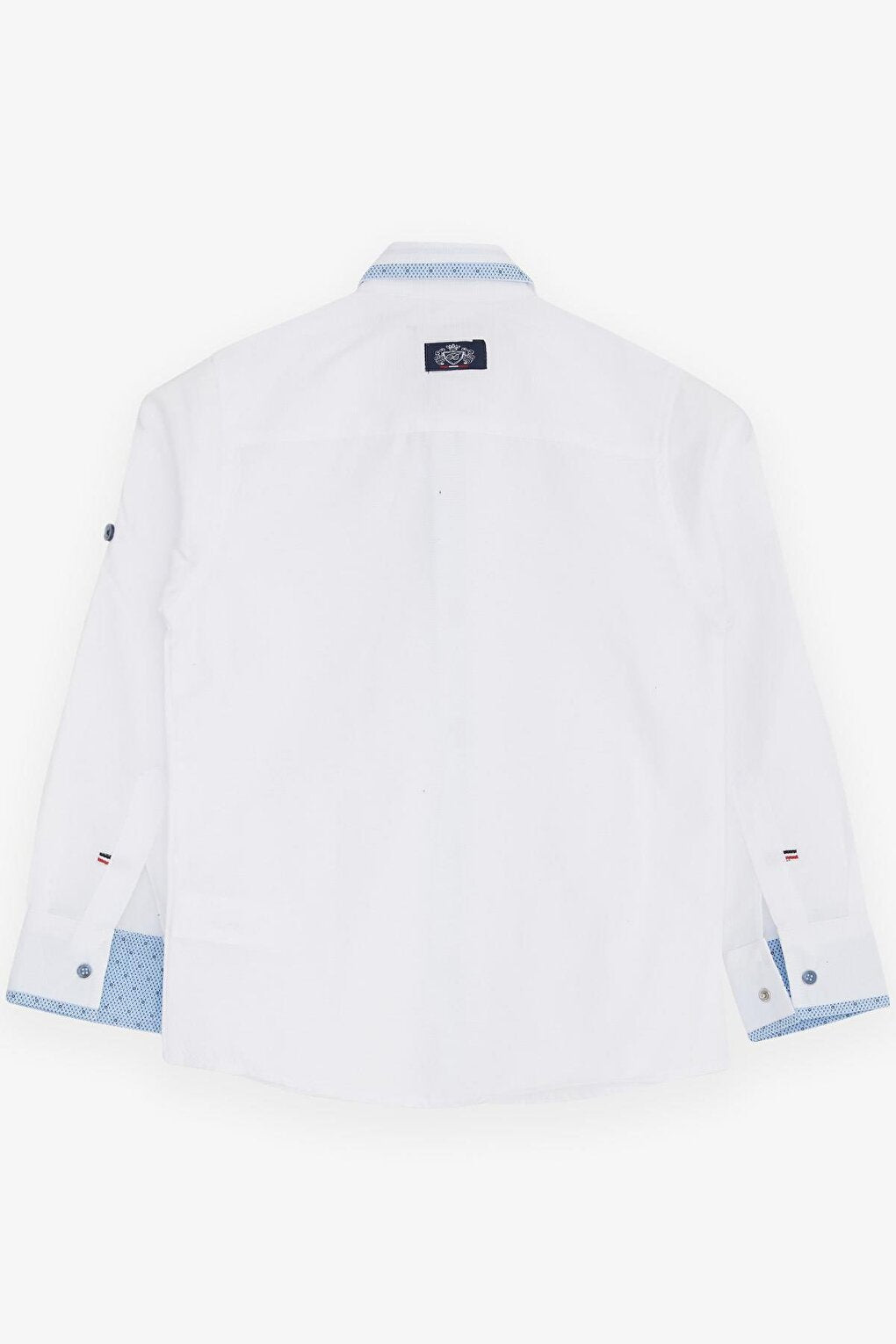 Boy's Shirt with Snap Fasteners White (8-12 Years)