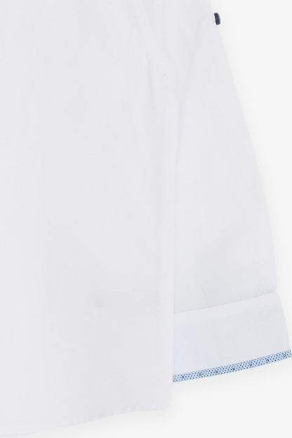 Boy's Shirt with Snap Fasteners White (8-12 Years)