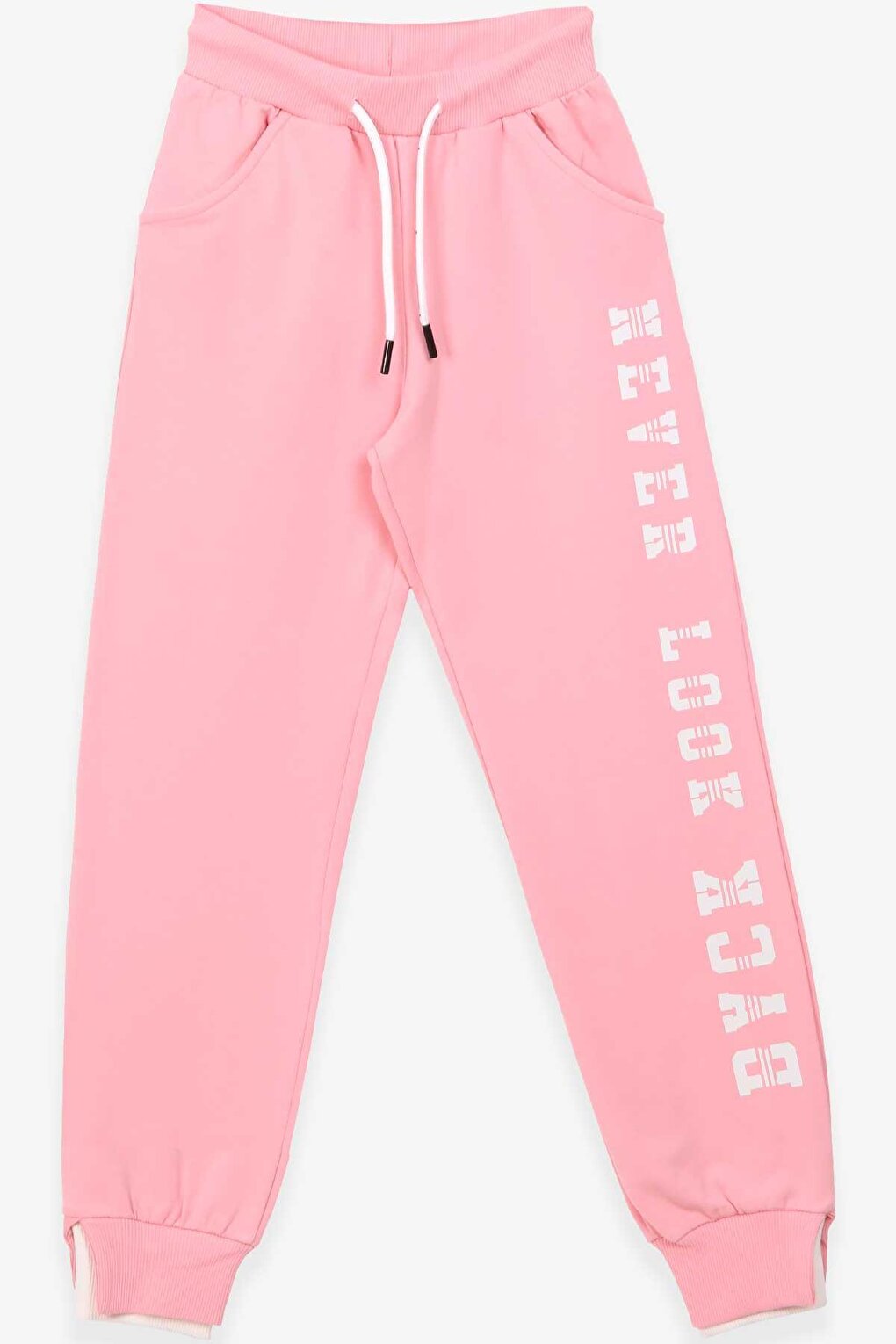 Girls' Sweatpants Printed Powder (Age 10)