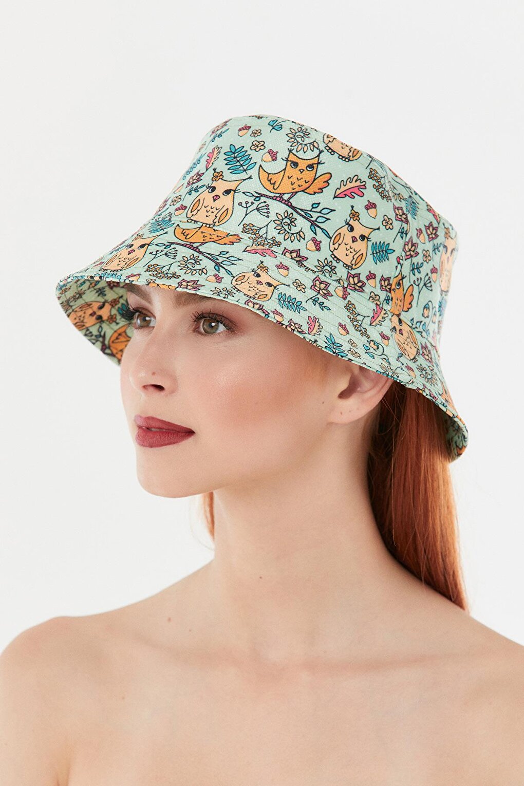 Owl Printed Sachet Hat