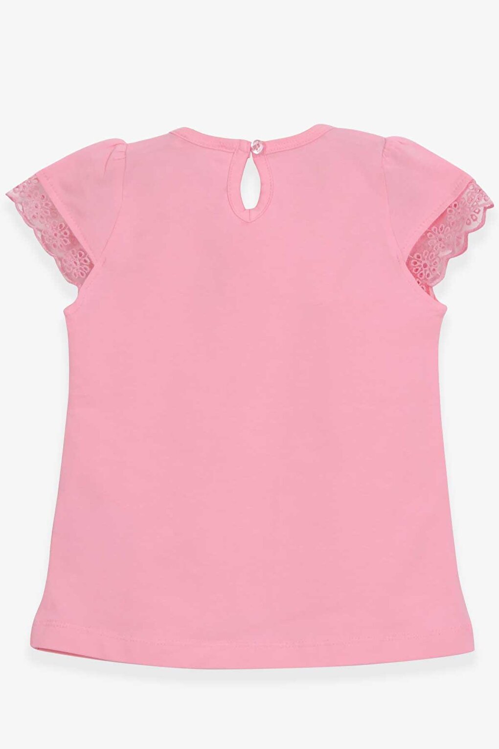 Girl's T-Shirt Scallop Detailed Powder (Age 3-8)