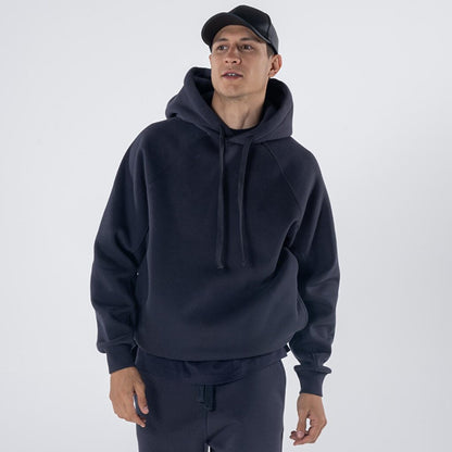 Pina Men's Dark Blue Hooded Oversize Sweatshirt Hoodie