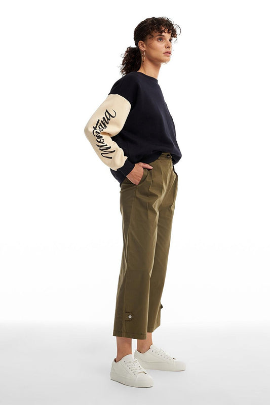 Snap-Cut Trousers Khaki