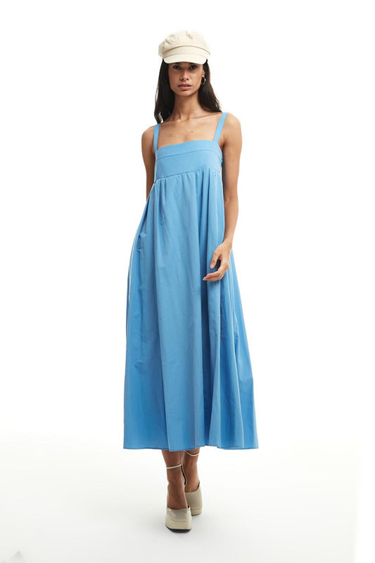 Strappy Long Dress Blue