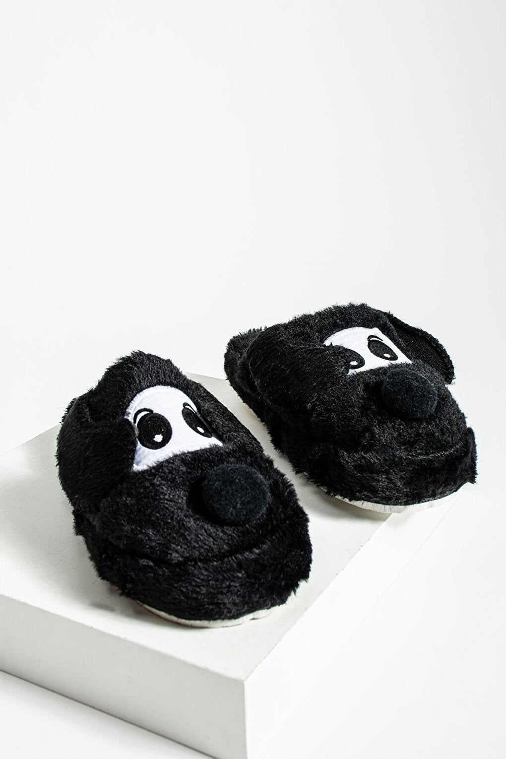 Cute Dog Silent Sole Plush Women Home Slippers P01-29-23