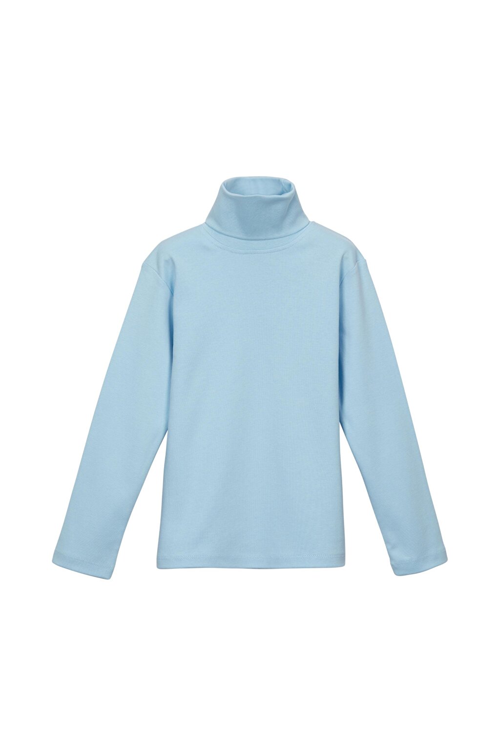 Baby Blue Girl's Full Fisherman Long Sleeve T-Shirt