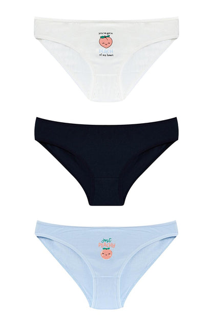 Women's Mint PEACHY 3-Piece Panties 218