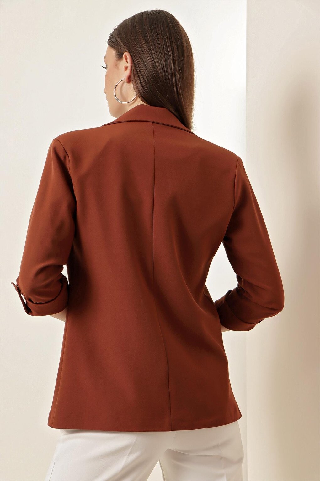 0672 Blazer Jacket - Brown