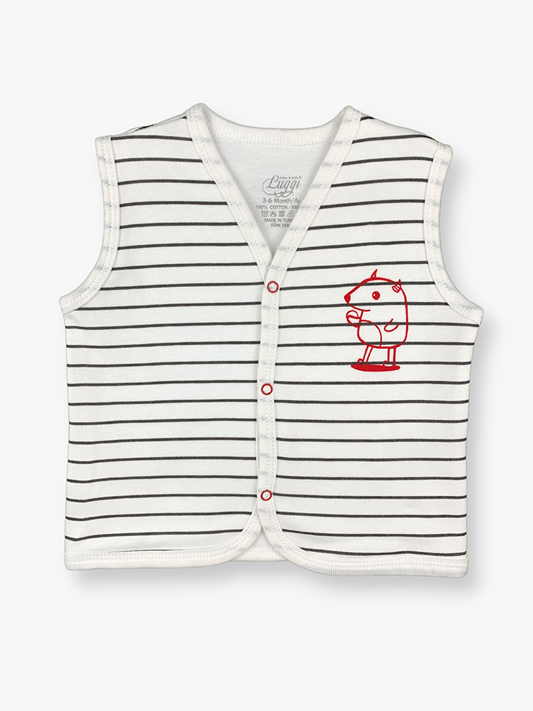 V-Neck Cotton Baby Boy Vest