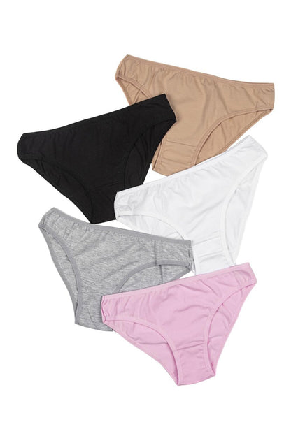 Women's Panties 5 Pack Lycra