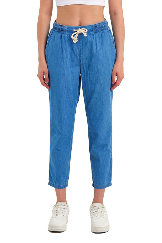 Women's Side Pocket Jean Trousers