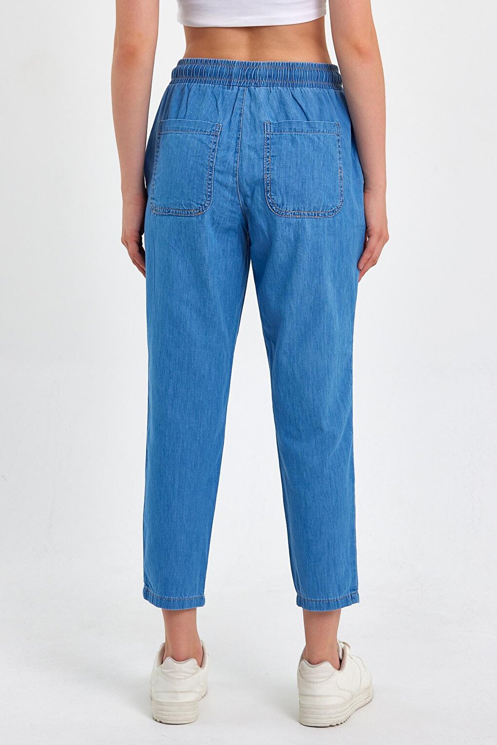 Women's Side Pocket Jean Trousers